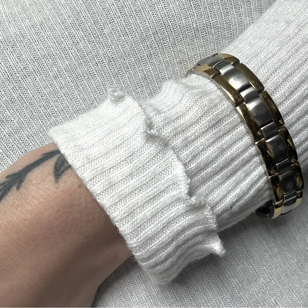 Vintage Stainless Steel & Gold Chain Link Bracelet
